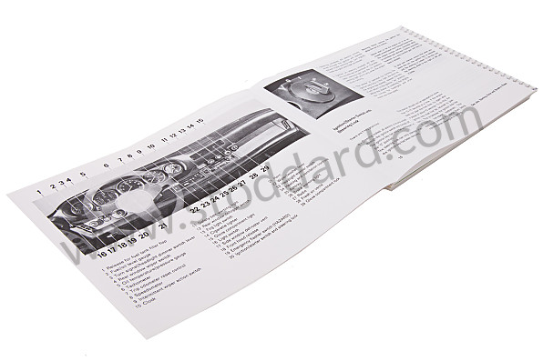 WKD470620 - USER AND TECHNICAL MANUAL FOR YOUR VEHICLE IN ENGLISH 911 SC / TURBO /82 for Porsche 