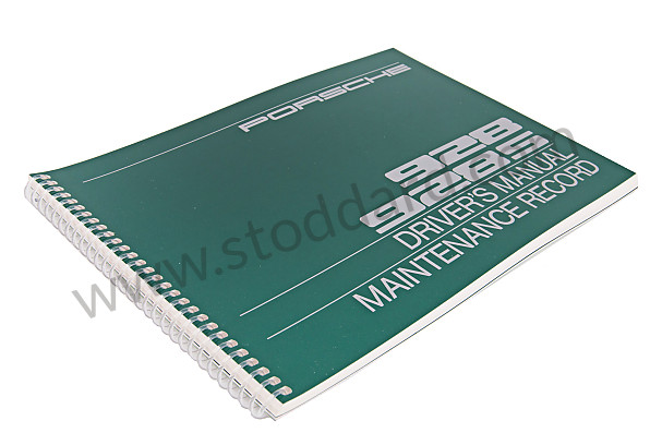 WKD470720 - USER AND TECHNICAL MANUAL FOR YOUR VEHICLE IN ENGLISH 928,928S 1982 for Porsche 