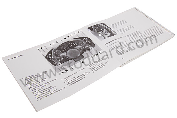 WKD470720 - USER AND TECHNICAL MANUAL FOR YOUR VEHICLE IN ENGLISH 928,928S 1982 for Porsche 