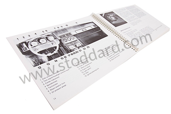 WKD471520 - USER AND TECHNICAL MANUAL FOR YOUR VEHICLE IN ENGLISH 924 1983 for Porsche 