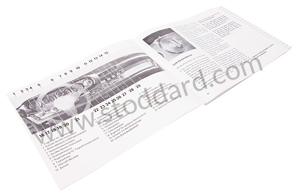 WKD471710 - USER AND TECHNICAL MANUAL FOR YOUR VEHICLE IN GERMAN 911  1983 for Porsche 