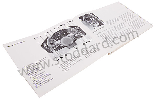 WKD471810 - USER AND TECHNICAL MANUAL FOR YOUR VEHICLE IN GERMAN 928 1983 for Porsche 
