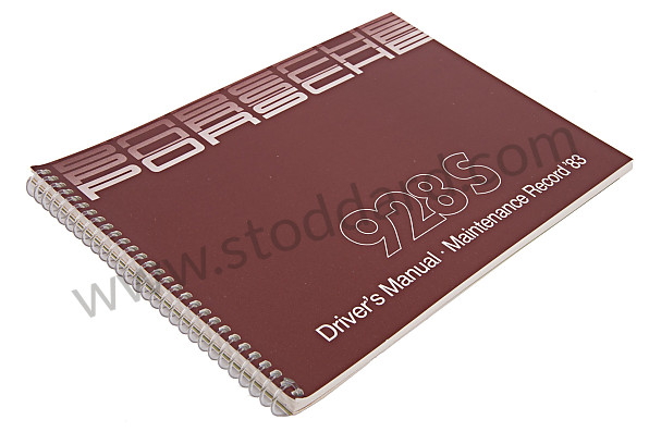 WKD471820 - USER AND TECHNICAL MANUAL FOR YOUR VEHICLE IN ENGLISH 928 1983 for Porsche 