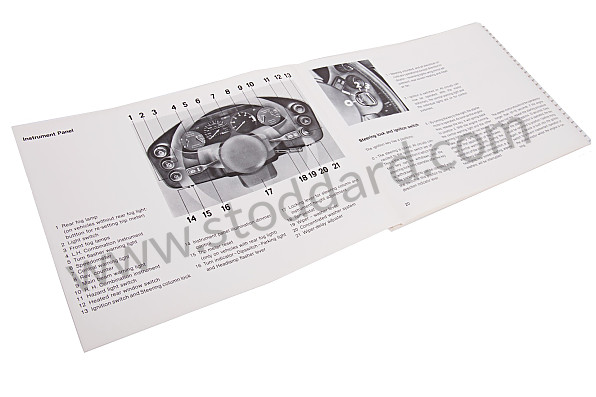 WKD471820 - USER AND TECHNICAL MANUAL FOR YOUR VEHICLE IN ENGLISH 928 1983 for Porsche 