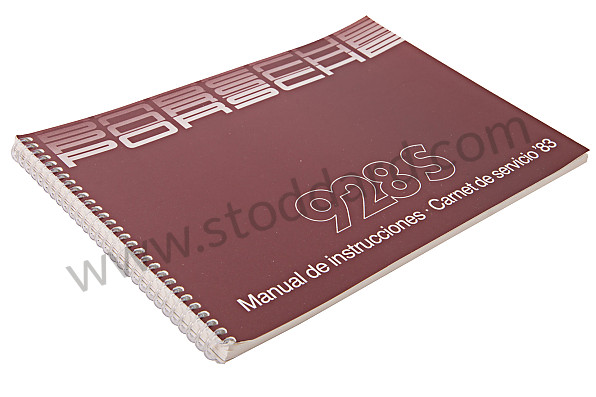 WKD471850 - USER AND TECHNICAL MANUAL FOR YOUR VEHICLE IN SPANISH 928 1983 for Porsche 