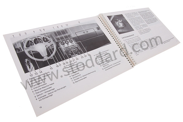 WKD472210 - USER AND TECHNICAL MANUAL FOR YOUR VEHICLE IN GERMAN 944 1984 for Porsche 