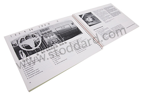 WKD472220 - USER AND TECHNICAL MANUAL FOR YOUR VEHICLE IN ENGLISH 944 1984 for Porsche 