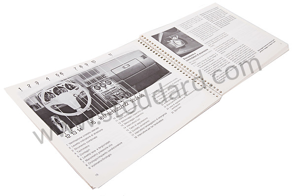 WKD472240 - USER AND TECHNICAL MANUAL FOR YOUR VEHICLE IN ITALIAN 944 1984 for Porsche 