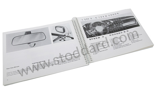 WKD472320 - USER AND TECHNICAL MANUAL FOR YOUR VEHICLE IN ENGLISH 911 3.2 / TURBO 1984 for Porsche 