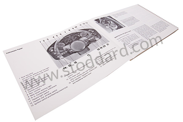 WKD472620 - USER AND TECHNICAL MANUAL FOR YOUR VEHICLE IN ENGLISH 928 S 1984 for Porsche 