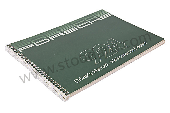 WKD472920 - USER AND TECHNICAL MANUAL FOR YOUR VEHICLE IN ENGLISH 924 1985 for Porsche 