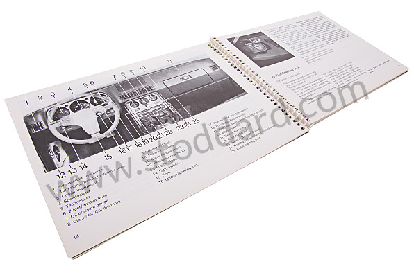 WKD472920 - USER AND TECHNICAL MANUAL FOR YOUR VEHICLE IN ENGLISH 924 1985 for Porsche 