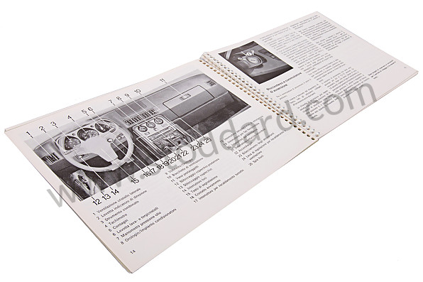 WKD472940 - USER AND TECHNICAL MANUAL FOR YOUR VEHICLE IN ITALIAN 924 1985 for Porsche 