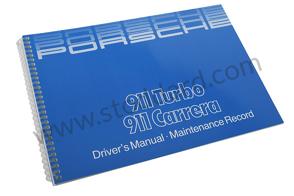 WKD473220 - USER AND TECHNICAL MANUAL FOR YOUR VEHICLE IN ENGLISH  for Porsche 
