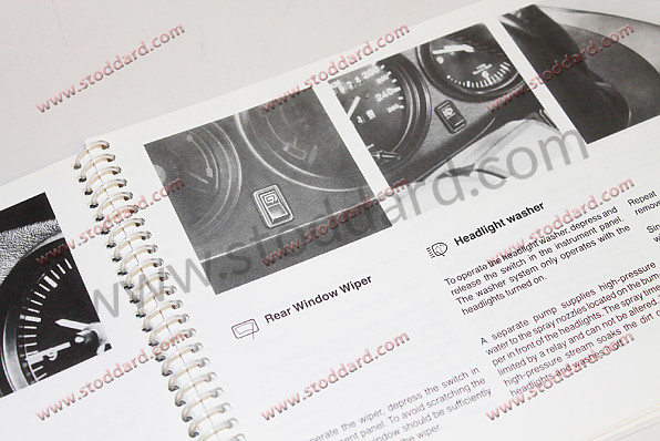 WKD473221 - Driver's Owners Manual For 1985 911 for Porsche 