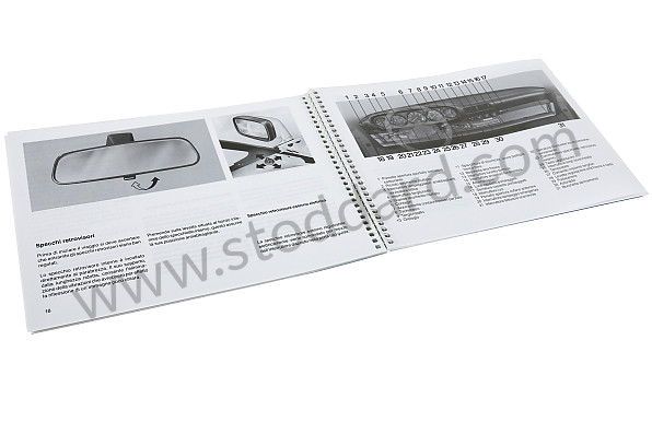 WKD473240 - USER AND TECHNICAL MANUAL FOR YOUR VEHICLE IN ITALIAN 911 3.2 / TURBO 1985 for Porsche 