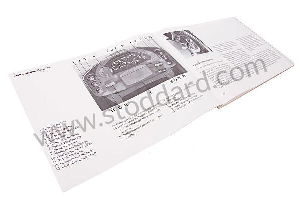 WKD473410 - USER AND TECHNICAL MANUAL FOR YOUR VEHICLE IN GERMAN 928 S 1985 for Porsche 