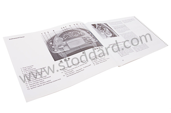 WKD473420 - USER AND TECHNICAL MANUAL FOR YOUR VEHICLE IN ENGLISH 928 S 1985 for Porsche 