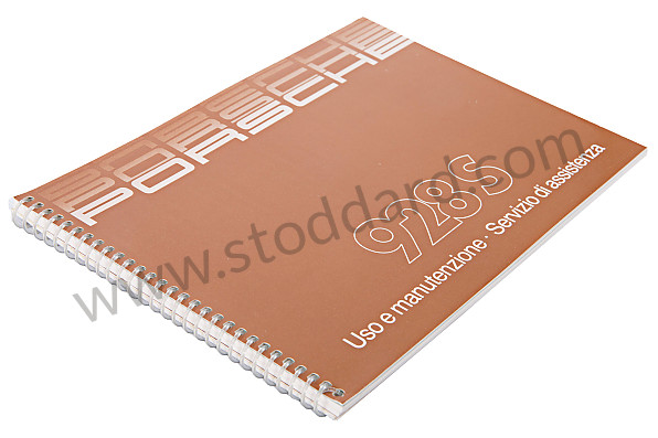 WKD473440 - USER AND TECHNICAL MANUAL FOR YOUR VEHICLE IN ITALIAN 928 S 1985 for Porsche 