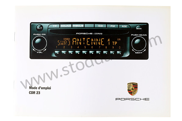 WKD479630 - OPERATING INSTRUCTIONS for Porsche 
