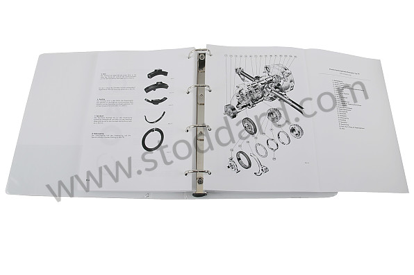 WKD480210 - REPAIR SHOP MANUAL IN GERMAN 356 B/C for Porsche 