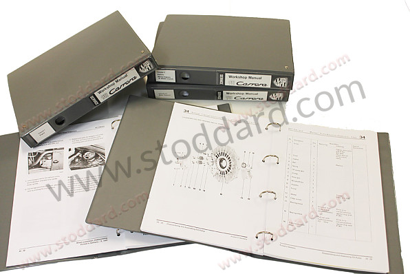 WKD482020 - Factory Workshop Manual For 911 Carrera 1984-1989. Volumes 1-5 for Porsche 