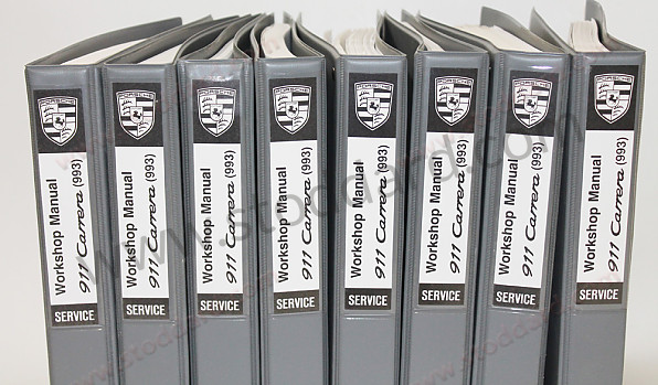 WKD483121 - Factory Workshop Manual For 993 1995-1998. 8 Volumes for Porsche 