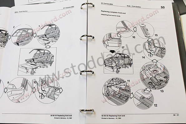 WKD483121 - Factory Workshop Manual For 993 1995-1998. 8 Volumes for Porsche 