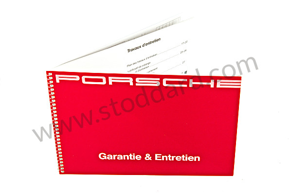 WKD90003091 - SERVICING AND GUARANTEE BOOKLET IN FRENCH  1991 for Porsche 