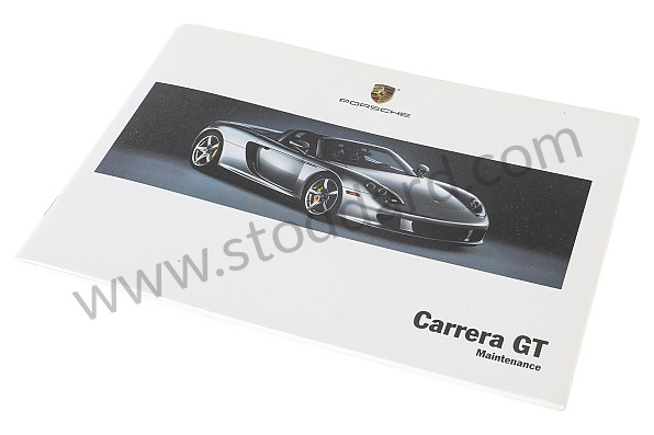 WKD90012305 - SERVICING AND GUARANTEE BOOKLET IN ENGLISH CARRERA GT 2005 for Porsche 
