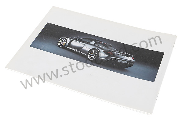 WKD90012305 - SERVICING AND GUARANTEE BOOKLET IN ENGLISH CARRERA GT 2005 for Porsche 