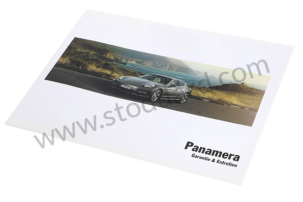 WKD90153012 - MAINTANANCE BOOKLET PANAME for Porsche 