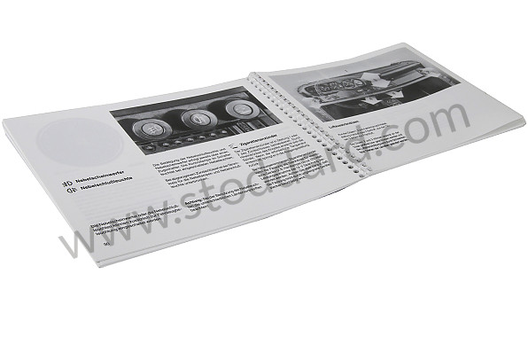 WKD91101086 - USER AND TECHNICAL MANUAL FOR YOUR VEHICLE IN GERMAN 911 CARRERA 911 TURBO 1986 for Porsche 