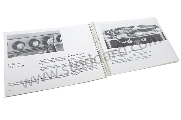 WKD91102087 - USER AND TECHNICAL MANUAL FOR YOUR VEHICLE IN ENGLISH 911 CARRERA 911 TURBO 1987 for Porsche 