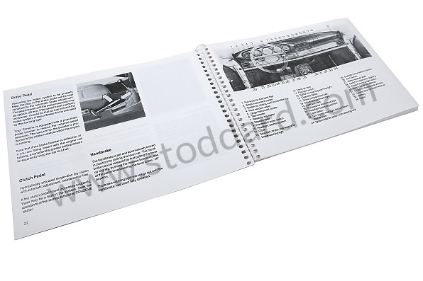 WKD91102088 - USER AND TECHNICAL MANUAL FOR YOUR VEHICLE IN ENGLISH 911 CARRERA 911 TURBO 1988 for Porsche 