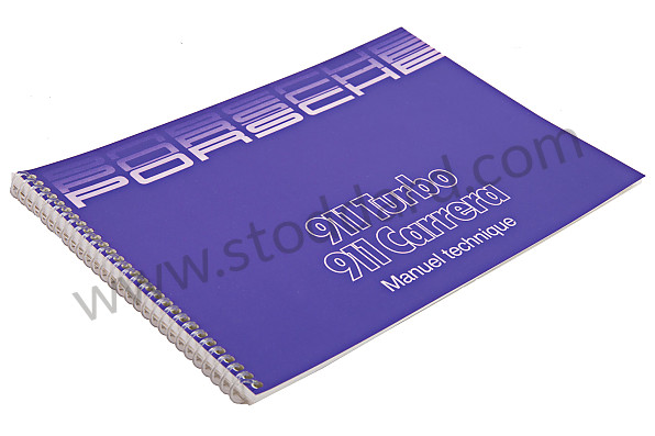 WKD91103088 - USER AND TECHNICAL MANUAL FOR YOUR VEHICLE IN FRENCH 911 CARRERA 911 TURBO 1988 for Porsche 