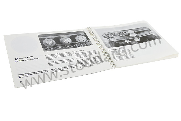 WKD91105086 - USER AND TECHNICAL MANUAL FOR YOUR VEHICLE IN SPANISH 911 CARRERA 911 TURBO 1986 for Porsche 