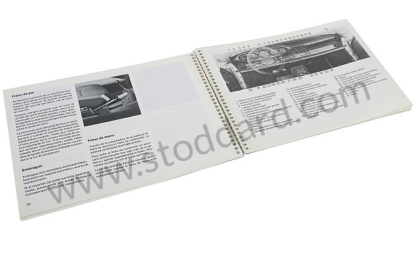 WKD91105088 - USER AND TECHNICAL MANUAL FOR YOUR VEHICLE IN SPANISH 911 CARRERA 911 TURBO 1988 for Porsche 