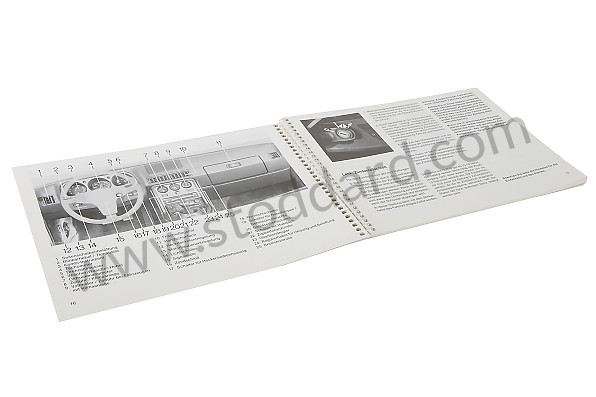 WKD92401086 - USER AND TECHNICAL MANUAL FOR YOUR VEHICLE IN GERMAN 924 S 1986 for Porsche 