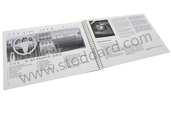 WKD92402086 - USER AND TECHNICAL MANUAL FOR YOUR VEHICLE IN ENGLISH 924 S 1986 for Porsche 