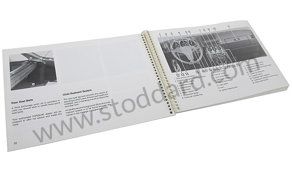 WKD92402088 - USER AND TECHNICAL MANUAL FOR YOUR VEHICLE IN ENGLISH 924 S 1988 for Porsche 