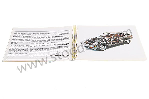 WKD92402188 - USER AND TECHNICAL MANUAL FOR YOUR VEHICLE IN ENGLISH 924 S 1988 for Porsche 