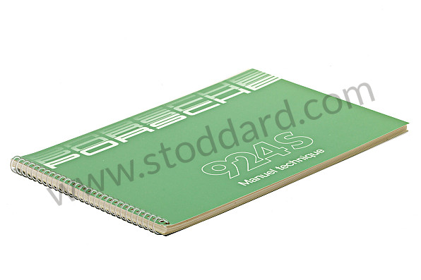 WKD92403087 - USER AND TECHNICAL MANUAL FOR YOUR VEHICLE IN FRENCH 924 S 1987 for Porsche 