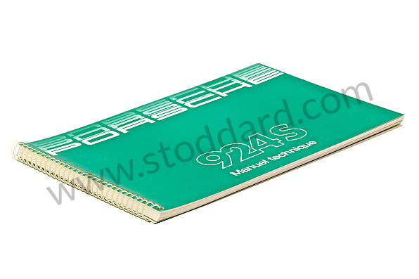 WKD92403088 - USER AND TECHNICAL MANUAL FOR YOUR VEHICLE IN FRENCH 924 S 1988 for Porsche 
