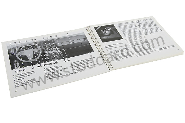WKD92404087 - USER AND TECHNICAL MANUAL FOR YOUR VEHICLE IN ITALIAN 924 S 1987 for Porsche 