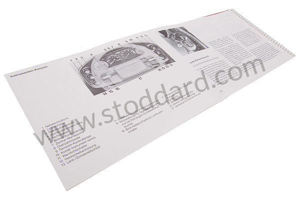WKD92801087 - USER AND TECHNICAL MANUAL FOR YOUR VEHICLE IN GERMAN 928 S 1987 for Porsche 