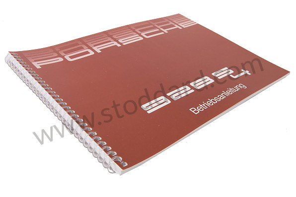 WKD92801088 - USER AND TECHNICAL MANUAL FOR YOUR VEHICLE IN GERMAN 928 S4 1988 for Porsche 