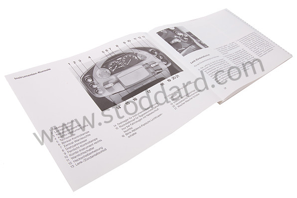 WKD92801088 - USER AND TECHNICAL MANUAL FOR YOUR VEHICLE IN GERMAN 928 S4 1988 for Porsche 