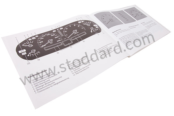 WKD92801090 - USER AND TECHNICAL MANUAL FOR YOUR VEHICLE IN GERMAN 928 S4 1990 for Porsche 