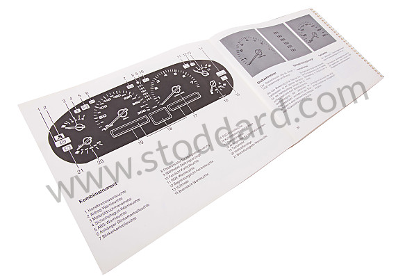 WKD92801092 - USER AND TECHNICAL MANUAL FOR YOUR VEHICLE IN GERMAN 928 1992 for Porsche 